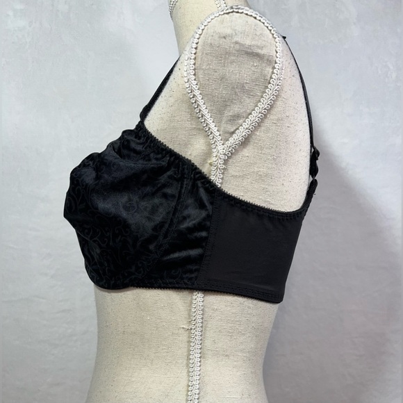 Bali Black Satin Bra Women’s Size 38D - Picture 3 of 8